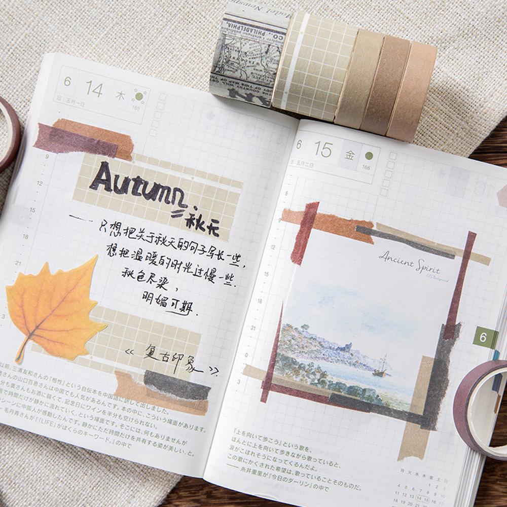 Sweet Dream Series Washi Japanese Paper Tape Scrapbooking Tape Rolls 2 Meters for DIY Decoration