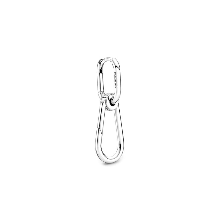 

Pandora Double Festival Chain Ring Style Personalized Mixed High-End 925 Silver Earrings Women earrings 299664C00 Silver