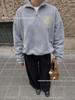 Women's Retro Hip Hop Half-Zip Casual Hoodie (Autumn/Winter 2026 Collection)