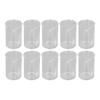 10PCS Beaker Borosilicate Glass Clear Scale Laboratory Beaker for Academic Industrial Experiment 10ml