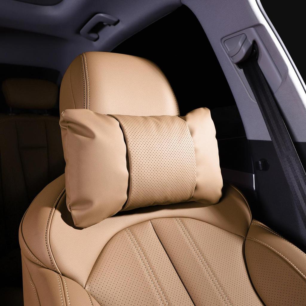Leather Headrest Cover for Buick GL8, Encore Plus, Lingshang E5, Avia, Regal, Lu Zun, Angke Qi, and Century