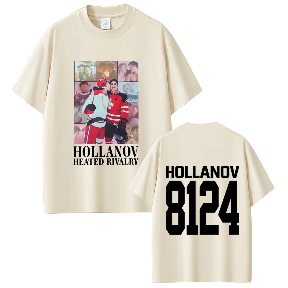 Heated Rivalry Shane Hollander Ilya Rozanov Hollanov 2481 Tshirts Unisex Women Fashion T Shirts Male Vintage Streetwear