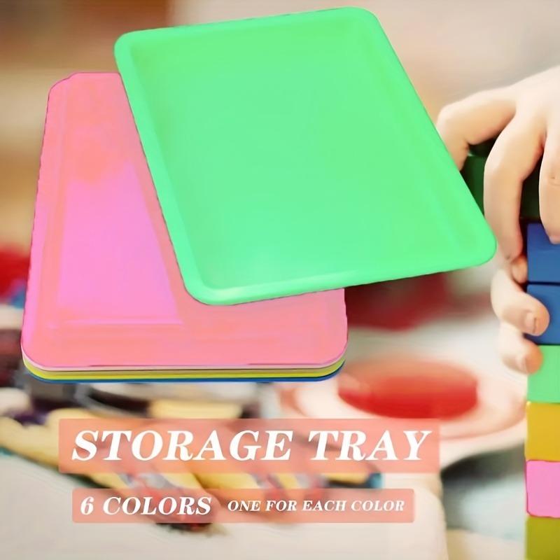 10pcs Plastic Art Trays Durable PP Material 5 Colors for Crafts Beads DIY Projects Painting Jewelry Storage Bead Organizer Boxes