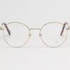 Moncler Eyeglass Frame ML5107 032 Lightweight Gold Metal Round Frame
