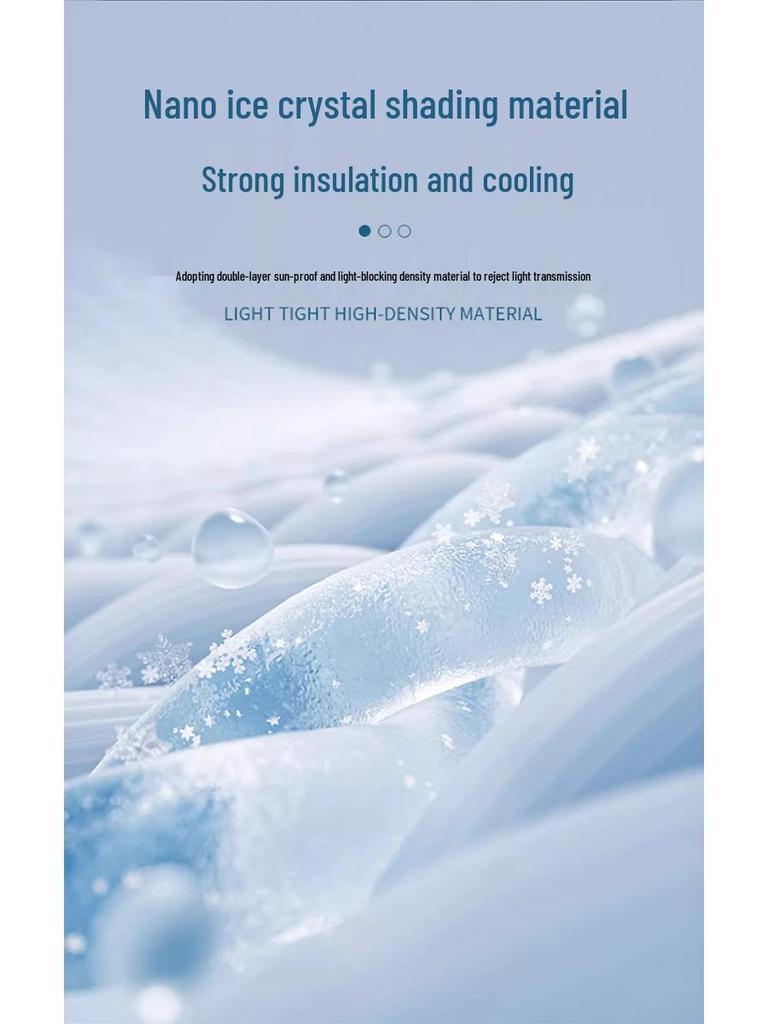 Xiaomi SU7 Car Sunshade: Deep Space Cooling Cloth for Front Windshield - Heat Insulation & Light Blocking.