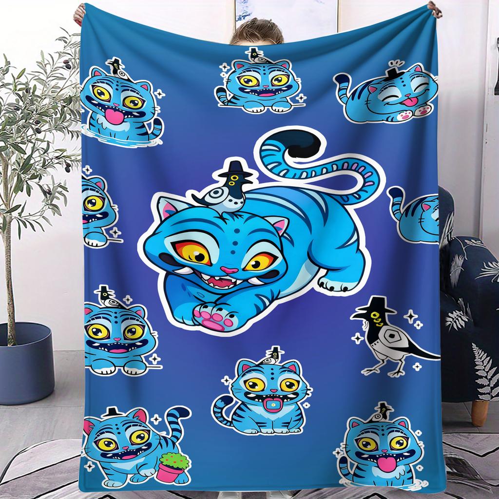 K-Pop Demon Hunters Printed Blanket Girls Boys Plush Throw Blanket Sofa Blankets Warm Birthday Gifts For Girls Huntrix Blankets