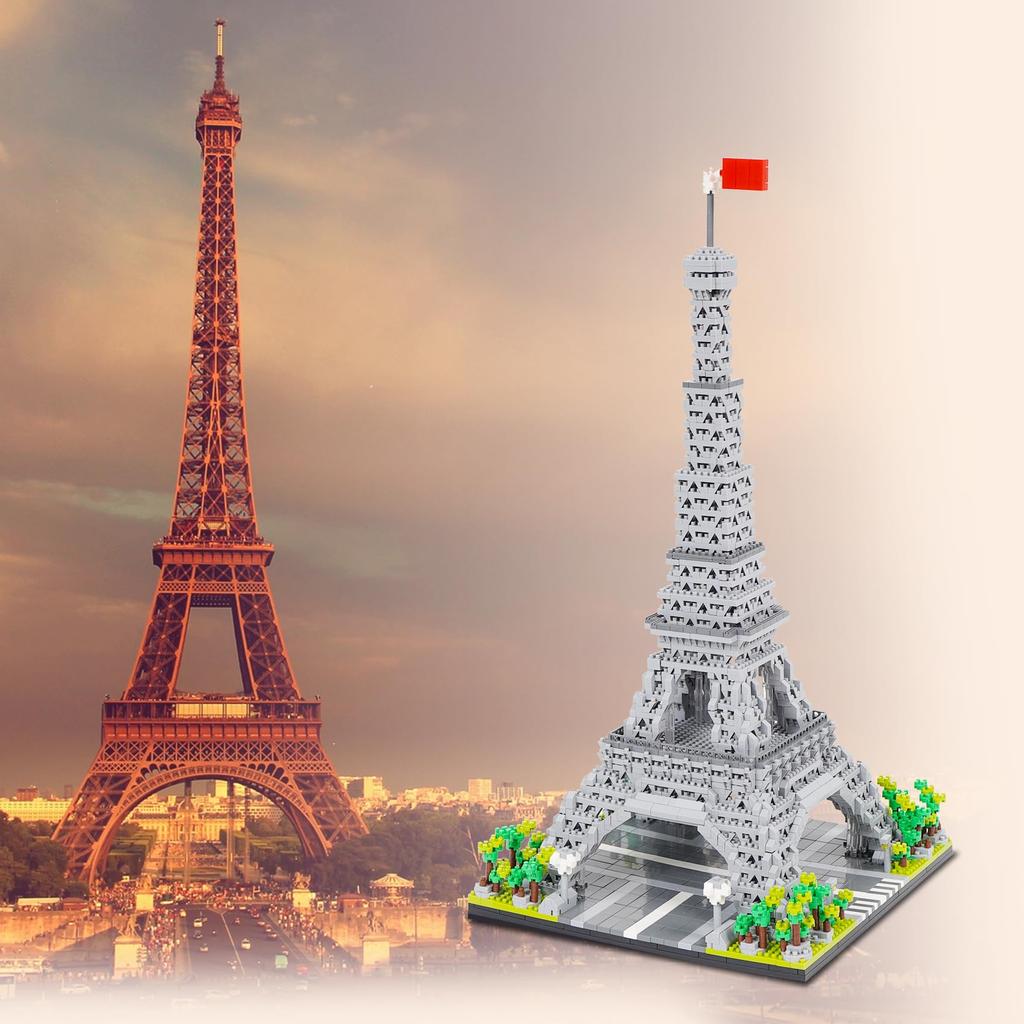 Ensemble De Construction Tour De Pise - Plus De 1800 Mini Blocs - Pour Enfants (14+) Et Adultes - Cadeau Architecture
