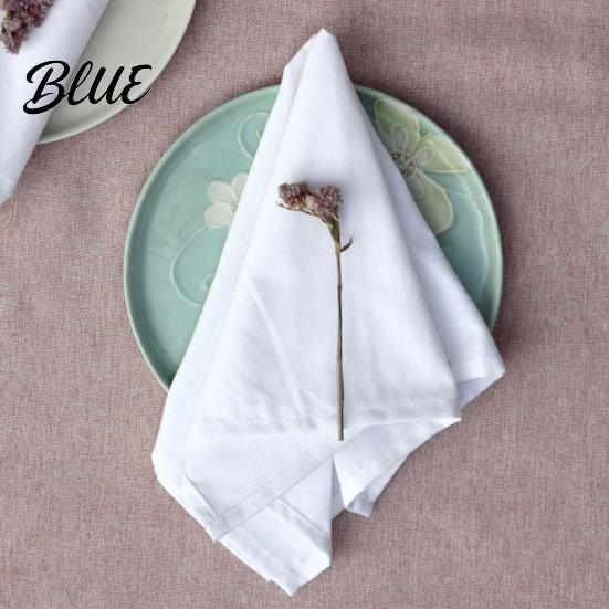 Durable Cloth Napkins Rustic Napkin 16 Inch Solid Color Linen Machine Exquisite Washable