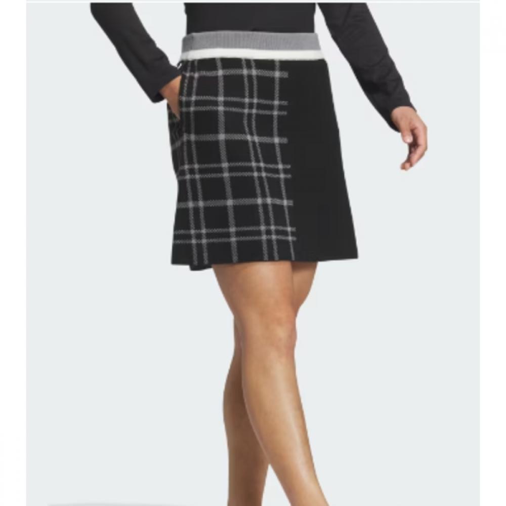 

Adidas Golf 24fw Fulley Fashion 3s Checked Skirt Is4757 blacks/L