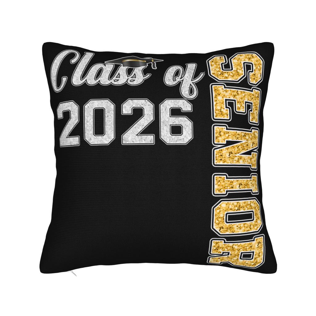 Class of Senior Graduation Pillow Covers Merchandise Soft Cushion Cover Decoration Pillow Case Cover Home Multiple Sizes