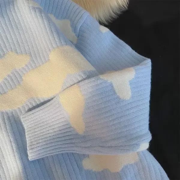 Vintage-Strickpullover im japanischen Stil - Unisex Retro Hong Kong Fashion