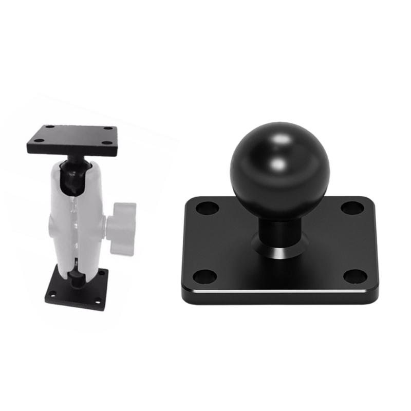 Motorcycle Action Camera Fixing Bracket Mount Base with 25mm Ball Head Adapter Mount Bracket Universal for Action Camera