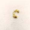 Simple commuter fashion niche design mini stud earrings women's titanium steel ear plug versatile temperament ear jewelry