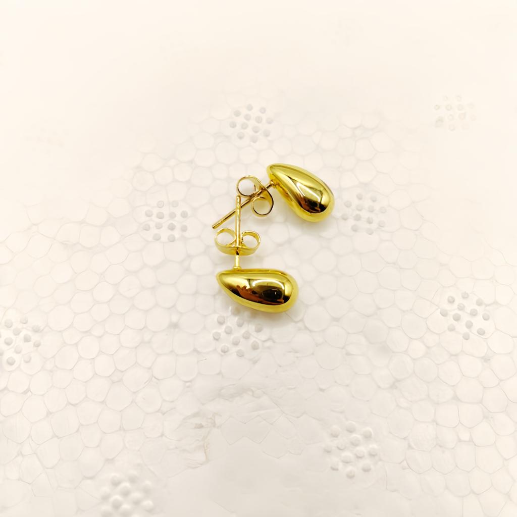 Simple commuter fashion niche design mini stud earrings women's titanium steel ear plug versatile temperament ear jewelry