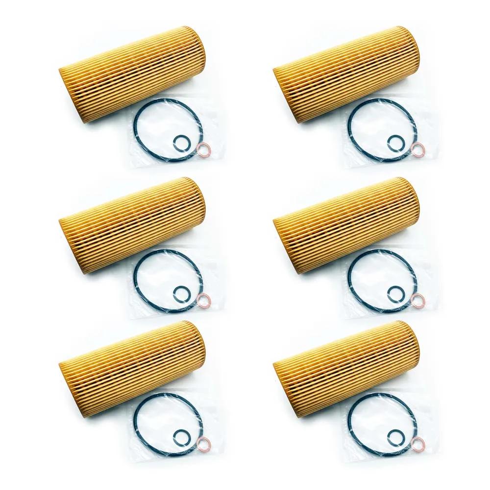 6/3/1Pc For 7 5 Series X3 E83 E65 E60 E66 E61 E67 2002 2003 2004 2005 2006 2007 2008 2009 3.0L Engine Oil Filter 11427788460