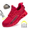 Scarpe antinfortunistiche antiperforazione con puntale in acciaio Scarpe da lavoro Uomo Donna Stivali da lavoro di sicurezza leggeri Traspiranti Scarpe di sicurezza sportive Unise