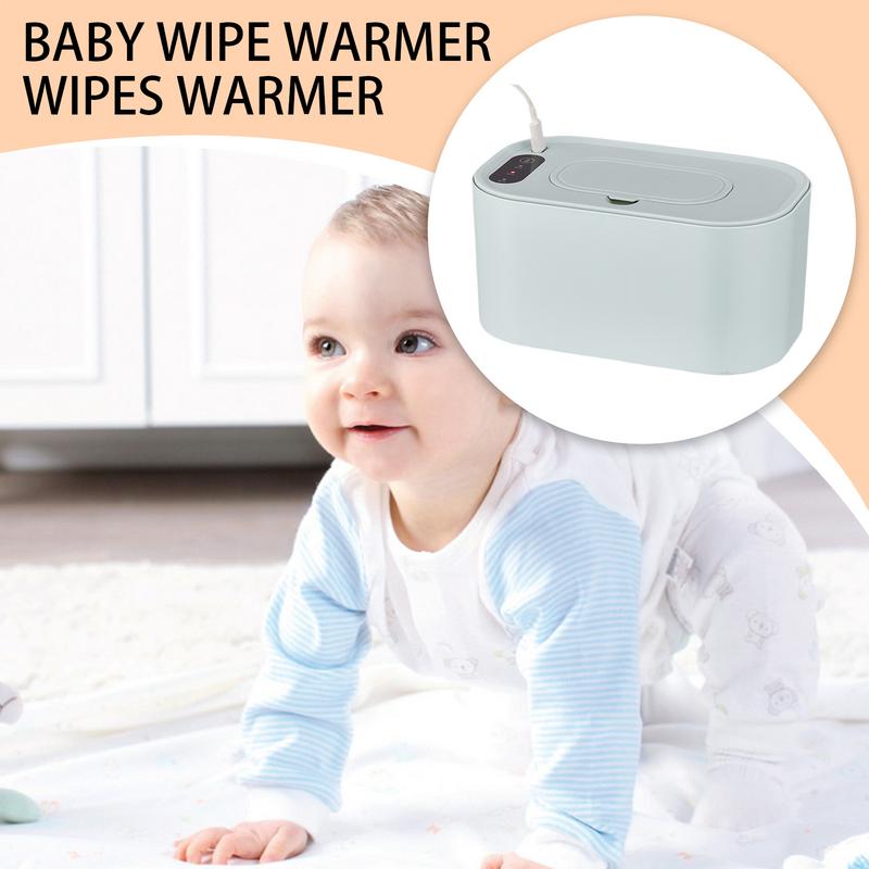 Baby Wipe Warmer Heater Home Outdoor Wet Towel Dispenser Portable USB Charge Night Light Warmer Napkin Heating Box for Home/Car