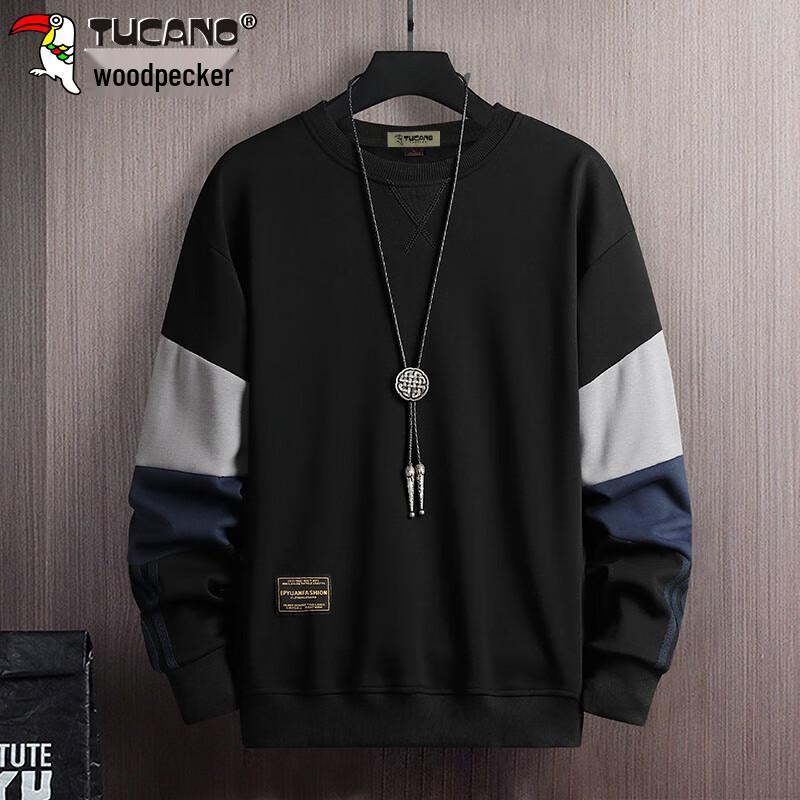 

TUCANO Men s Loose Fit Round Neck Long Sleeve Sweatshirt 2XL