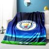 Couverture imprimée City Football Club Couvertures douces en flanelle pour canapé lit Cadeaux pour hommes femmes Couverture de pique-nique Cadeaux de Noël
