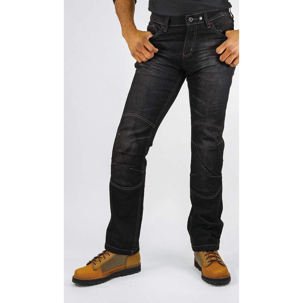 Komine Motorcycle Jeans Black L Protector for and Autumn CE Standard Level 2 Stretch Material WJ-732R Spring, Summer,