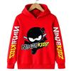 Autumn Children's Clothing Ninja Printed Cartoon Children's Hooded Sweatshirt of High Quality Boys/Girls Pullovers