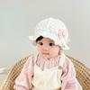 Sweet Infant Bucket Hat Lace Ruffle Baby Fisherman Hat Casual Newborn Sun Hat  Outdoor