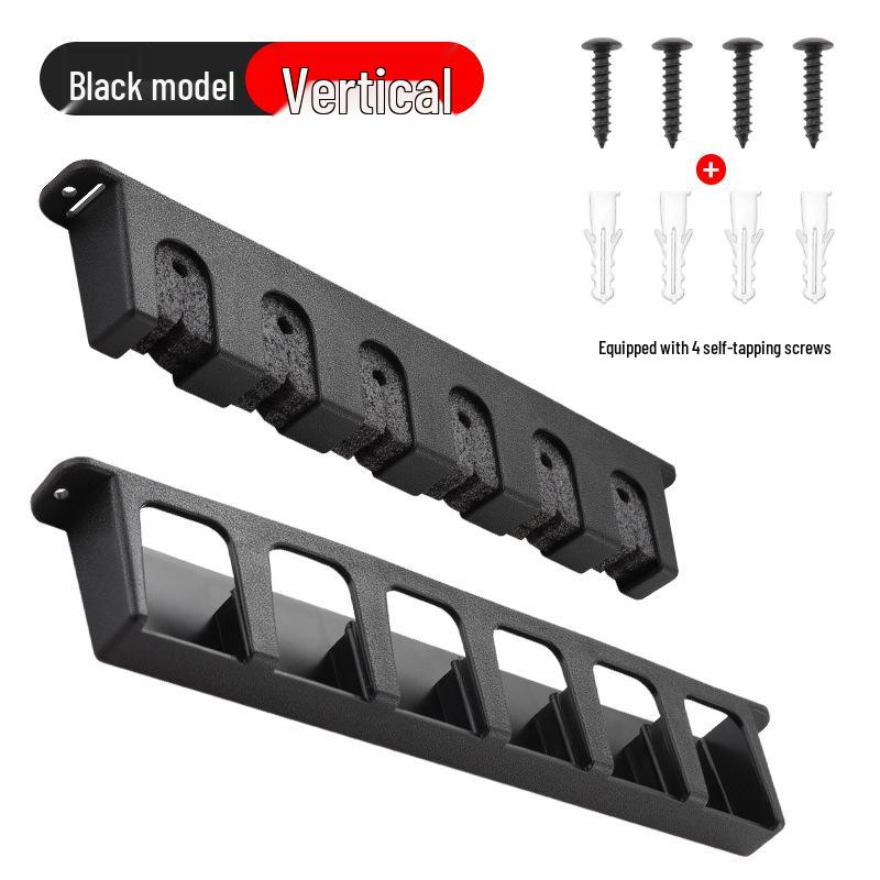 Multi-functional Wall-mounted Fishing Rod and Lure Display Rack
