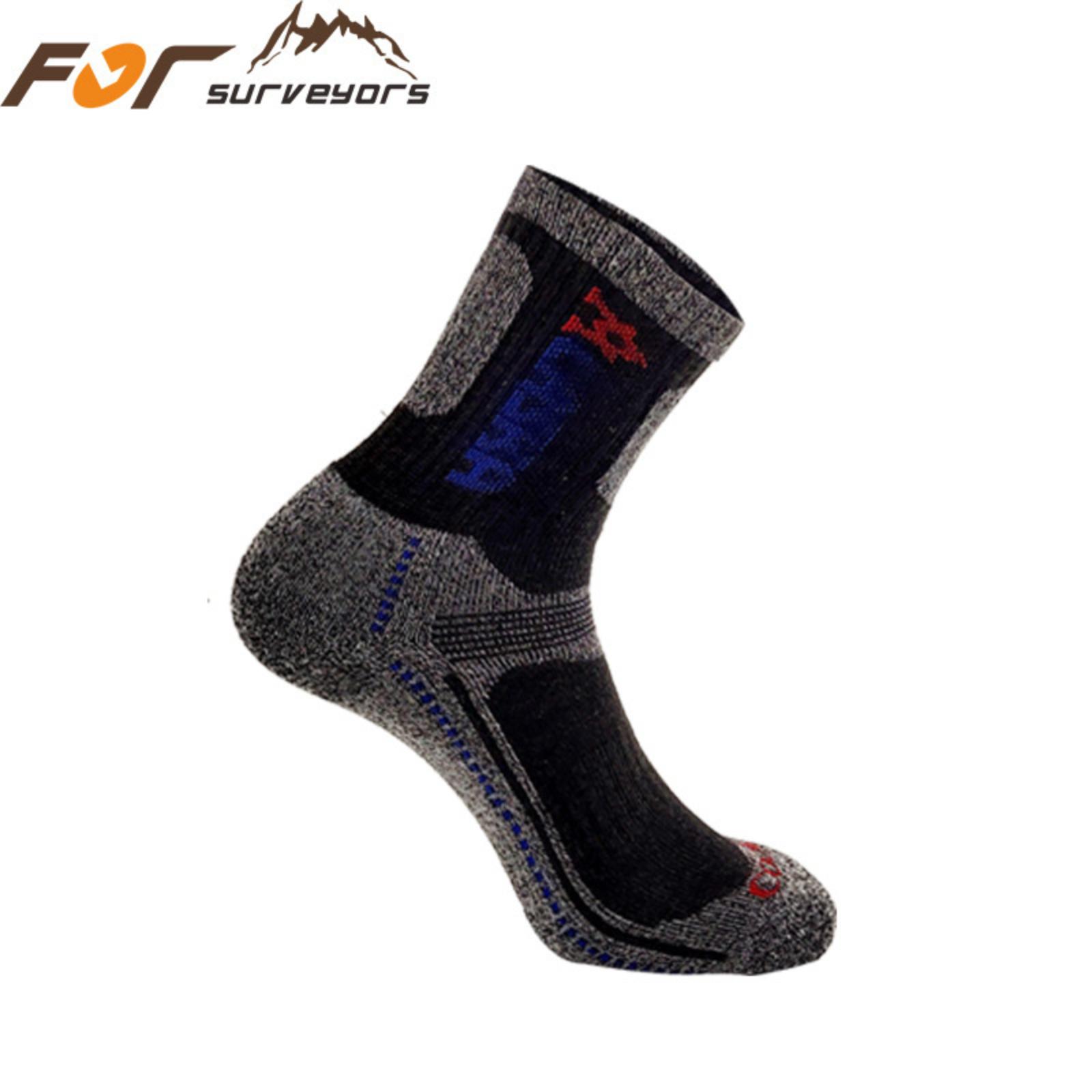 

Men s Hiking Socks With Cloth Soles And Thick Mid-calf Design One Size