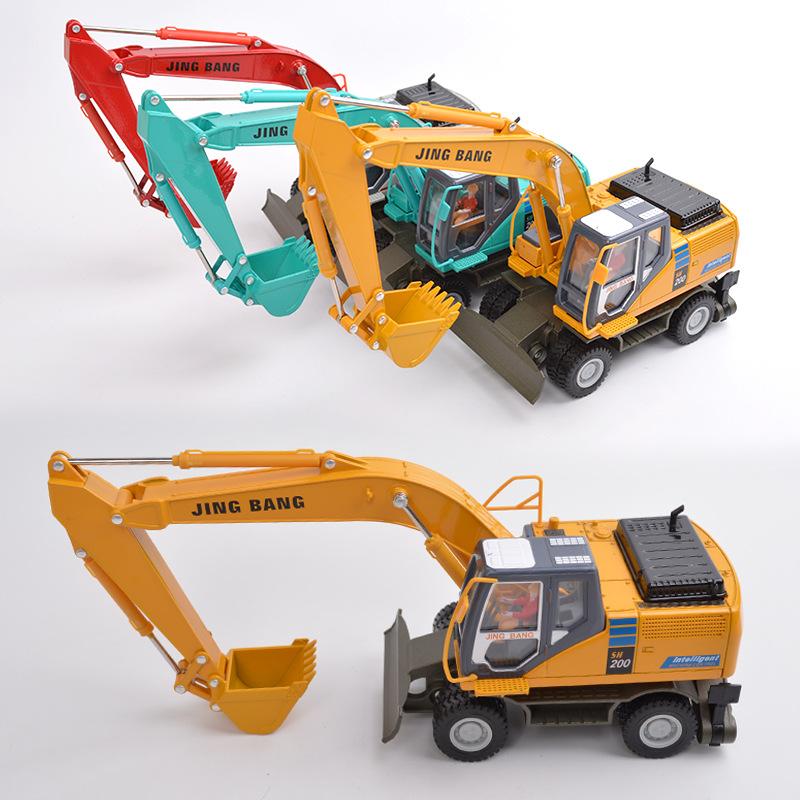 Exquisite Gift 150 Excavator Alloy ModelSimulation Die-Casting Engineering Car CollectionChildrens Toy Car B262