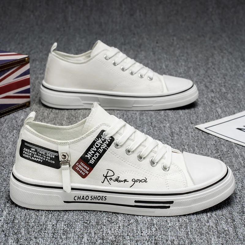 Canvas shoes, men's shoes, spring breathable thin design, student sports and leisure