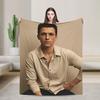 Tom Holland Warm Blanket For Living Room  Funny Throw Blanket Spring Travel Car Flannel Bedspread