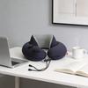 Modern Ionized Ushaped Travel Neck Pillow With Double Layer Press And Gift Box For Adults