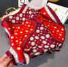 Retro Style Niche Small Square Scarf Simulation Silk Silk Scarf Headscarf Women'S Spring And Summer Scarf Printed Neck Protection Scarf Scarf