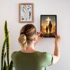 Jesus Wall Art LED Christian Religious Photo Frame Light up Jesus Art Wall Decor for Bedroom Living Room Entryway Office School