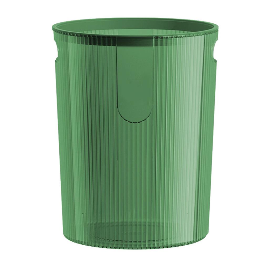 Trash Can with Pressing Ring Plastic Trash Can Wastebasket Garbage Container Bin for Bathroom Kitchen Bedroom Office
