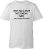 Someone Cares Not Me Funny Sarcastic Slogan Black Unisex Tshirt Novelty Gift