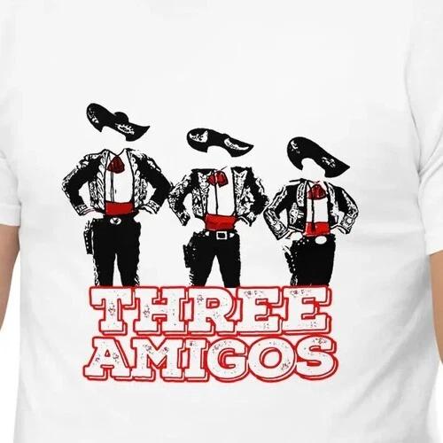 Men s and Women s T-shirts three amigos tshirt movie 80s tee XS