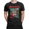 M-Megadethed Band  T Shirt Men's  Pure Cotton Creative T-Shirt Round Neck  Tees Short Sleeve Tops Graphic Printed