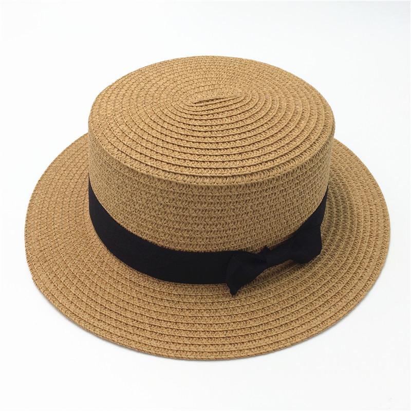 Korean Style Women's Wide Brim Straw Sun Hat - UV Protection, Spring Foldable Design for Beach, Travel, and Vacation