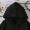 Autumn Winter INAWLY Slogan Graphic Pocket Drawstring Thermal Hoodie I'M HERE I'M AWAKE DON'T PUSH IT Long Sleeve Tops