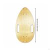 Wooden Balance Board MultiPly Construction Wood with Handles Double Handle Holes Sports Gear