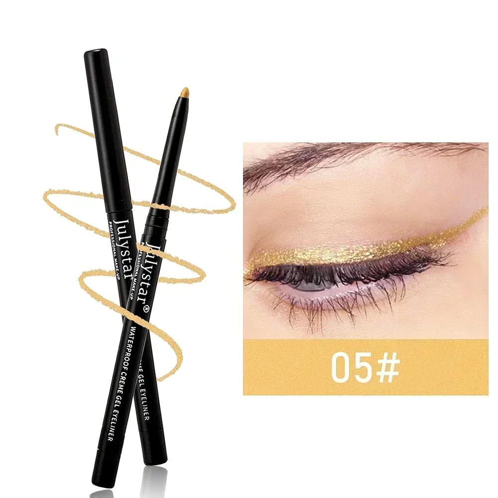 3 Adet Su Geçirmez ve Ter Geçirmez Siyah Eyeliner Kalemi - Uzun Süre Kalıcı Bulaşmaya Dayanıklı Cesur Göz Makyajı İçin, Mükemmel İçin Kolay Kaygan Formül