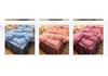 Korean Style Lace Flannel Bed Set: Princess Three-Piece Non-Slip Bedspread and Floor-Length Bed Sheet with Duvet Cover
