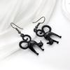 Gothic Halloween Earrings: Ghost, Spiderweb, Bat, and Pumpkin Dangles for Women