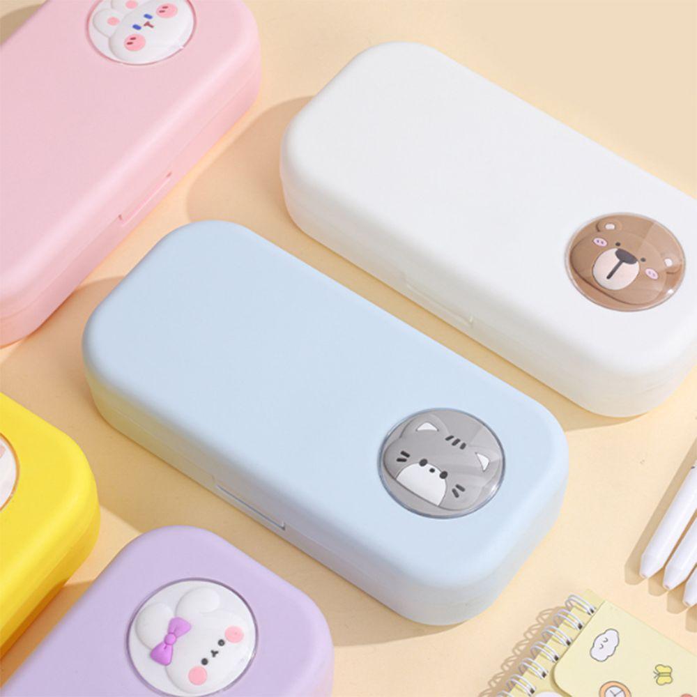 

Multifunction Cartoon Pencil Case Portable Stationery Storage Box Pen Case Elementary School Gift