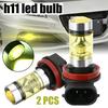 2PCSx Led H11 H8 Beleuchtung 100W 2835 20SMD Auto Fahren Nebel Licht Lampe Lampen