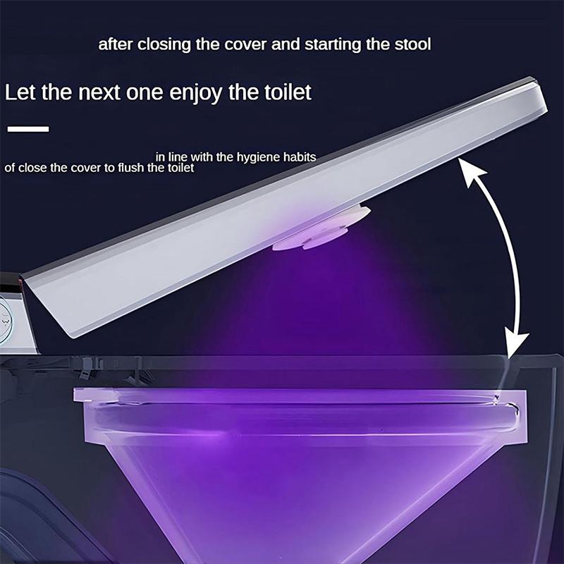 Electronic-Accessoriesusb Rechargeable Led Toilet Light Wall-Mounted Smart Toilet Cleaner Portable Household