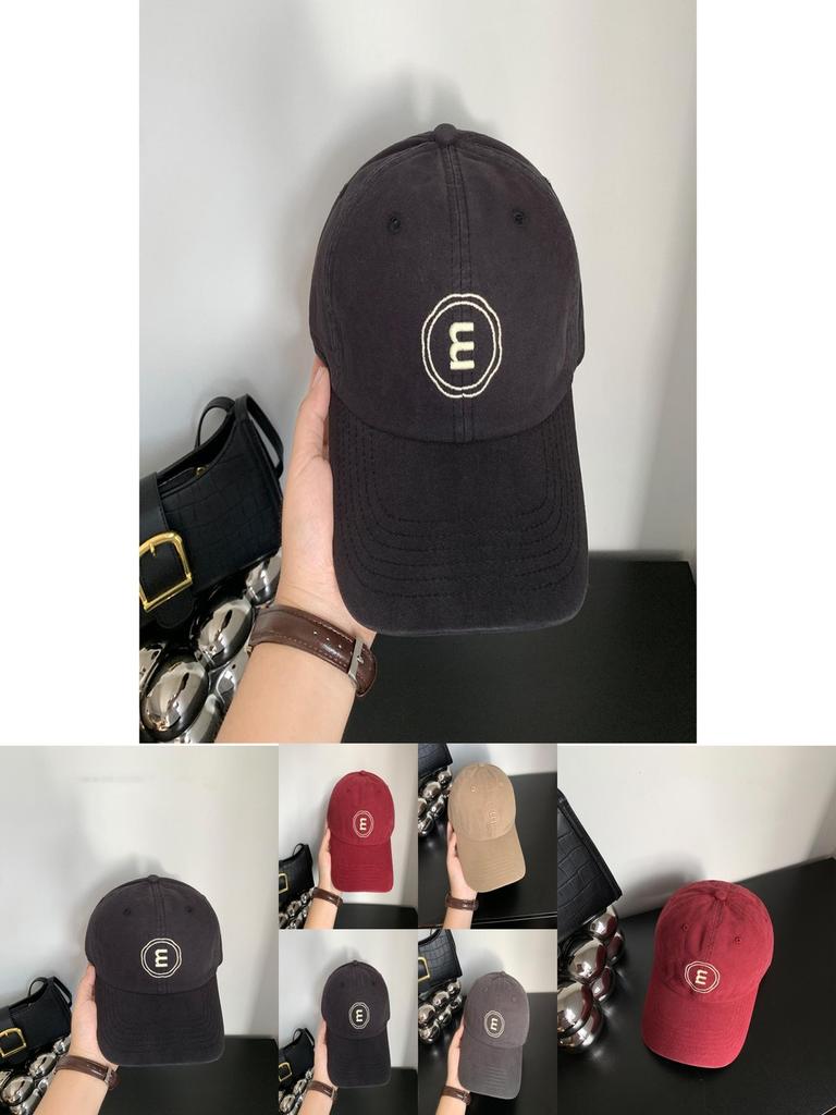 Gorra de Béisbol Bordada con Letra Retro con Protección Solar Para Hombres y Mujeres