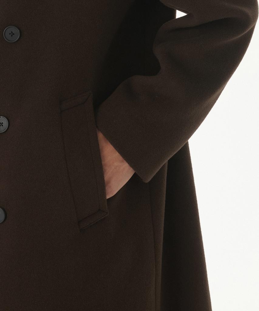 Musinsa Standard Cashmere Blend Oversized Double Coat [Baroque Brown]