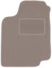 Beige Driver's Mat For: Volkswagen Vento Sedan (1991-1997)